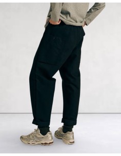 Pantalon côtelé noir Japan Rags 2