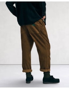 Pantalon côtelé marron Japan Rags 2