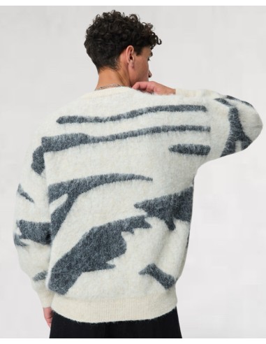 Pull en maille structuré "ZEBROU" écru Pull en maille structuré "ZEBROU" écru