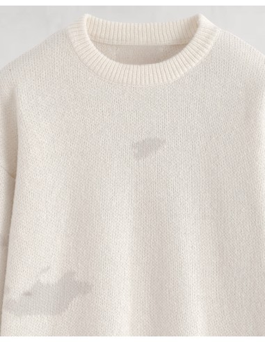 Pull en maille structuré "CLOUD" écru Pull en maille structuré "CLOUD" écru