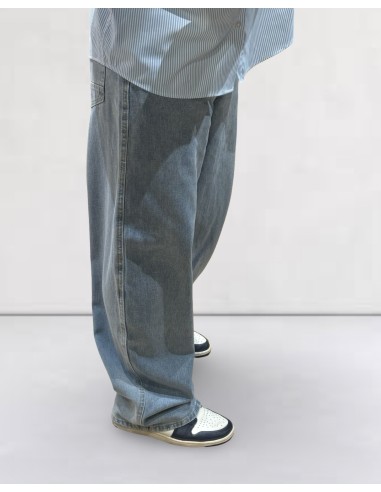 Jeans "Oversize Ballon" bleu