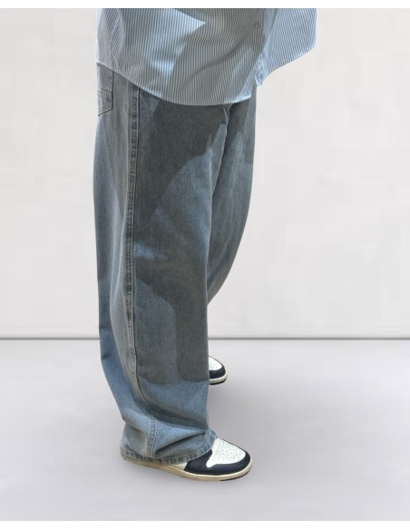 Jeans "Oversize Ballon" bleu