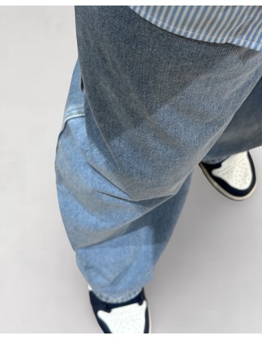 Jeans "Oversize Ballon" bleu