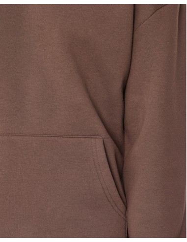 Hoodie classique uni marron