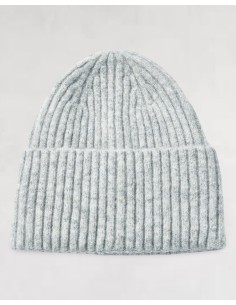 Bonnet en maille uni gris