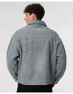 Veste épaisse zippée "CLOUD" grise 2