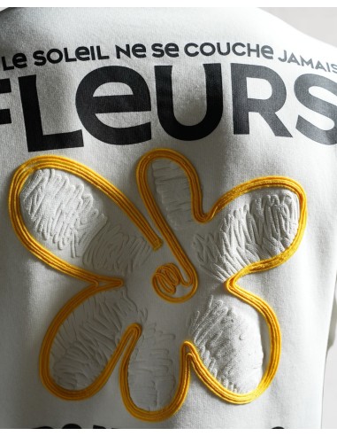 Hoodie "Fleurs de Printemps" blanc Hoodie "Fleurs de Printemps" blanc