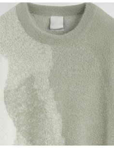 Pull en maille "Shade" vert 2