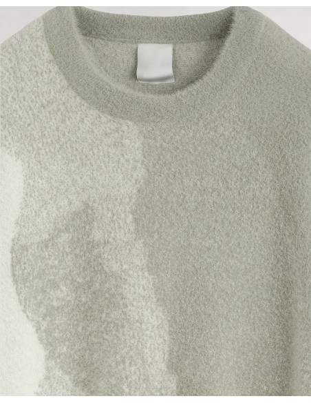 Pull en maille "Shade" vert