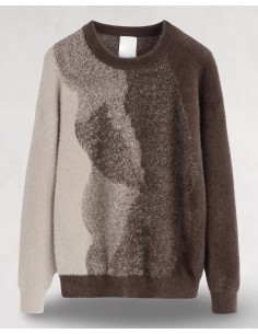 Pull en maille "Shade" marron