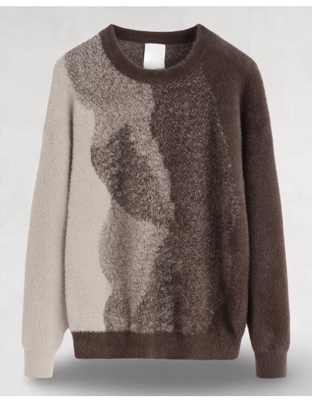 Pull en maille "Shade" marron
