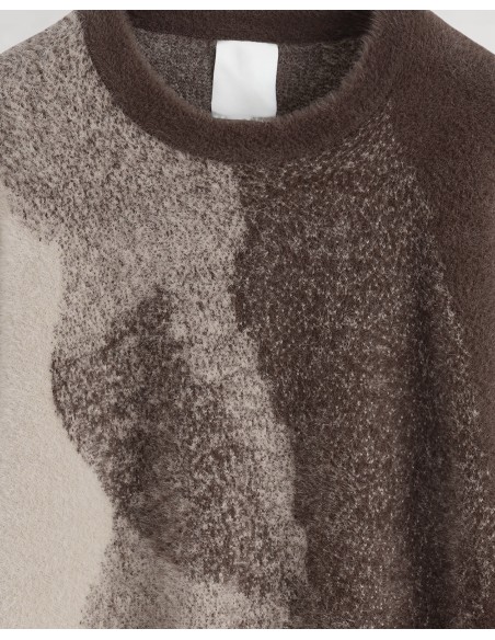 Pull en maille "Shade" marron