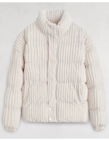 Doudoune "Polar" côtelée blanche Doudoune "Polar" côtelée blanche