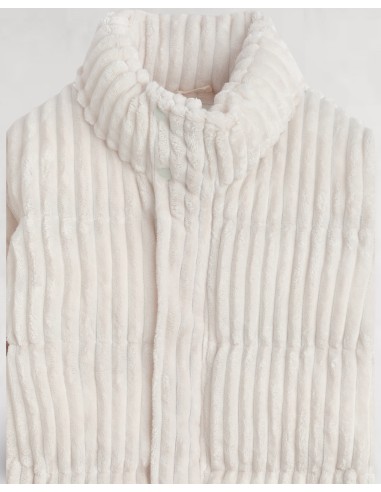 Doudoune "Polar" côtelée blanche Doudoune "Polar" côtelée blanche