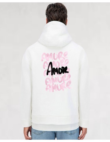 Hoodie blanc "MI AMOUR"