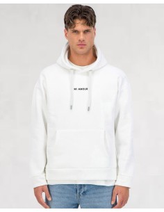 Hoodie blanc "MI AMOUR" 2