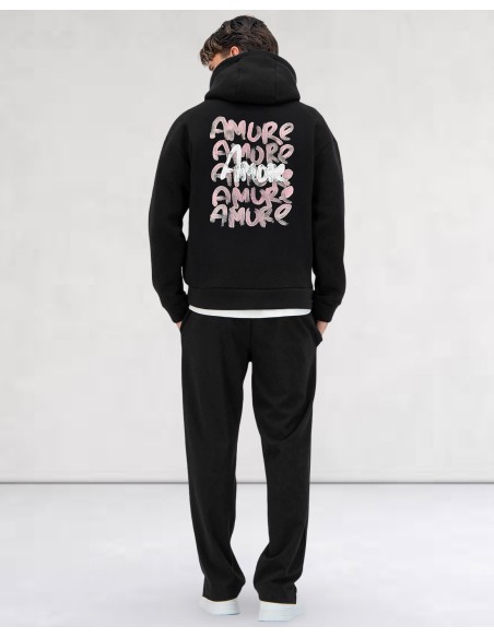 Hoodie noir "MI AMOUR"