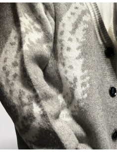 Gilet boutonné "Autumn Gray" gris 2