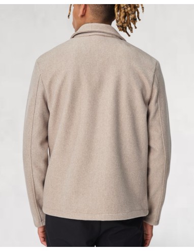 Veste effet daim classe beige Veste effet daim classe beige