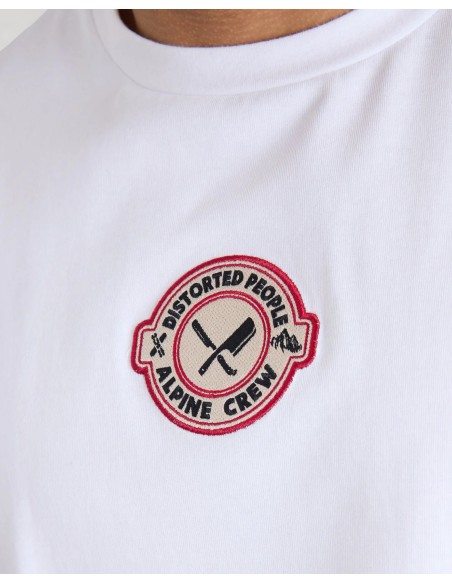 T-shirt "Alpine Blades" blanc