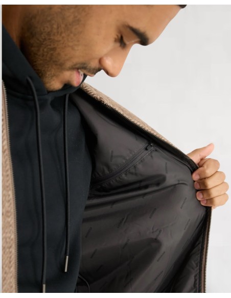 Veste "Herringbone" marron