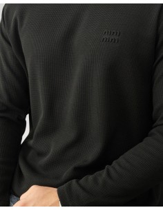 T-shirt manches longues "MM" noir 2