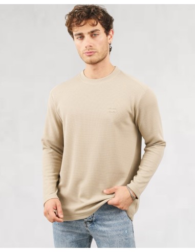 T-shirt manches longues "MM" beige T-shirt manches longues "MM" beige