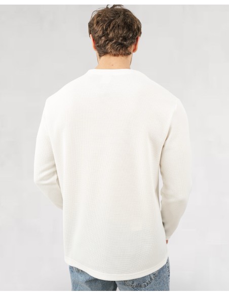 T-shirt manches longues "MM" blanc