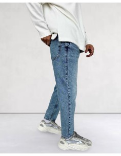 Jeans boyfriend bleu délavé 2