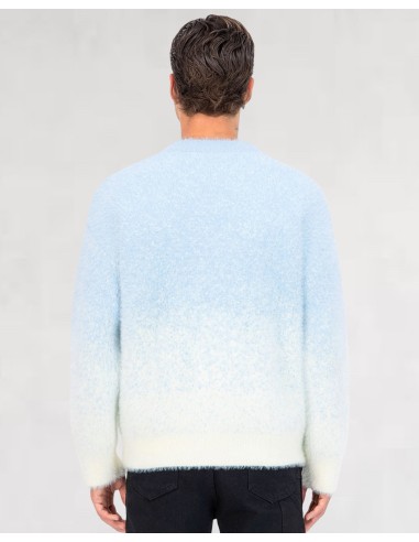 Pull mohair "blue snow"