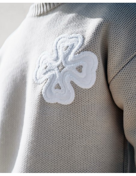 Pull en maille "LUCKY" beige