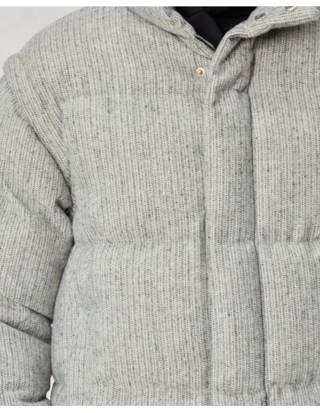 Doudoune grise "POLAR" manches modulables