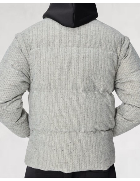 Doudoune grise "POLAR" manches modulables