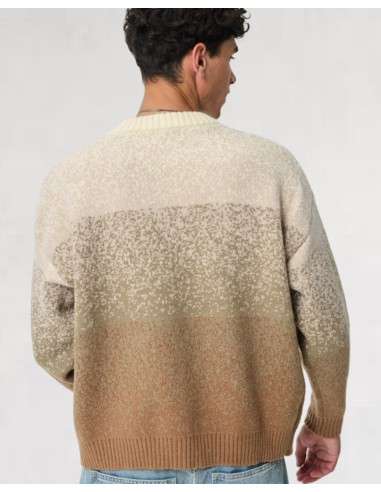 Pull en maille moucheté beige