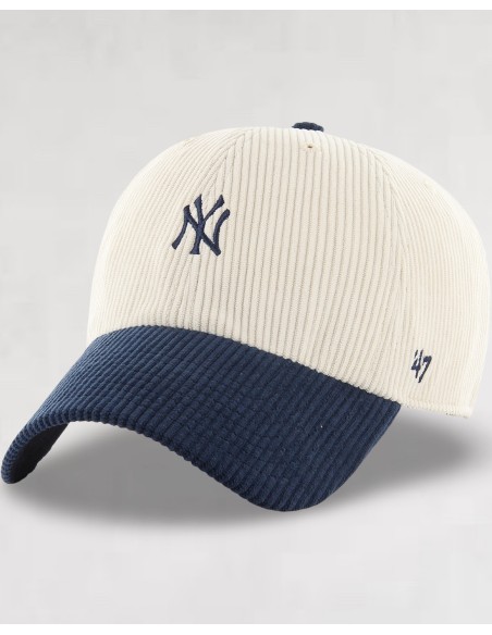 CASQUETTE 47'S CORD CLEAN UP NY BASERUNNER NATURAL