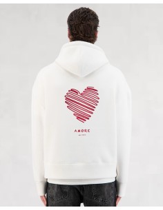 HOODIE BLANC AMORE
