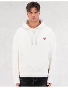 HOODIE BLANC AMORE 2