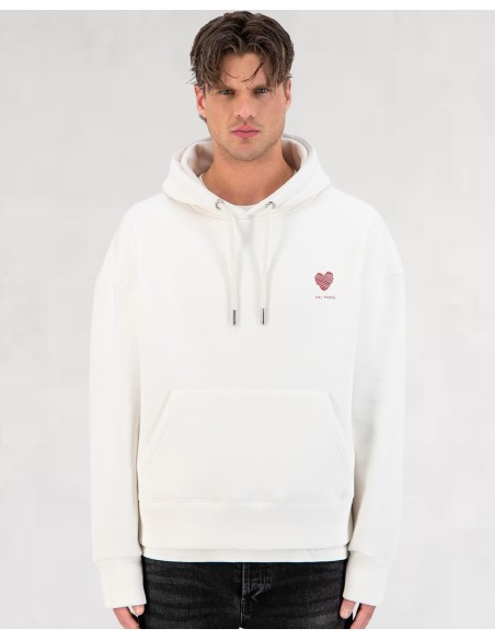 HOODIE BLANC AMORE
