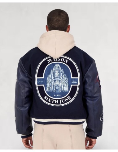 JACKET VARSITY SJ APPARTEMENT BLUE