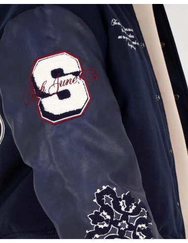 JACKET VARSITY SJ APPARTEMENT BLUE
