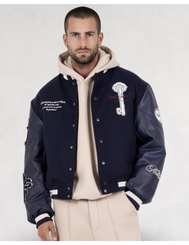 JACKET VARSITY SJ APPARTEMENT BLUE