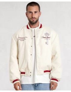 JACKET VARSITY SJ KEYS BEIGE