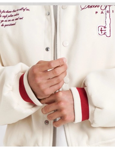 JACKET VARSITY SJ KEYS BEIGE