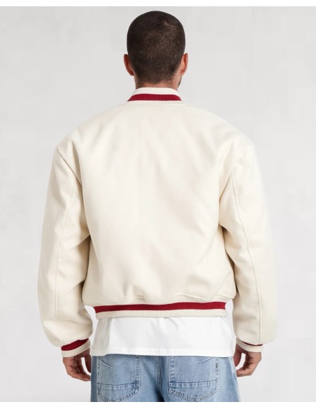 JACKET VARSITY SJ KEYS BEIGE