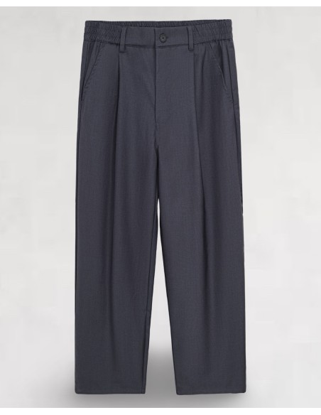 Pantalon habillé fluide loose anthracite