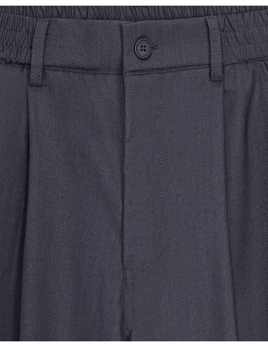 Pantalon habillé fluide loose anthracite