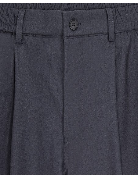 Pantalon habillé fluide loose anthracite