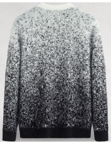 Pull en mohair "Fade" noir