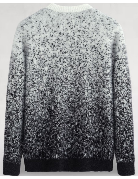 Pull en mohair "Fade" noir