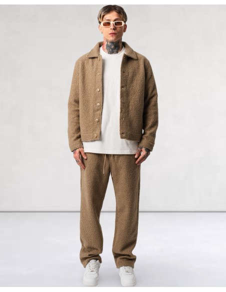 Ensemble "Brushed Suit" khaki
